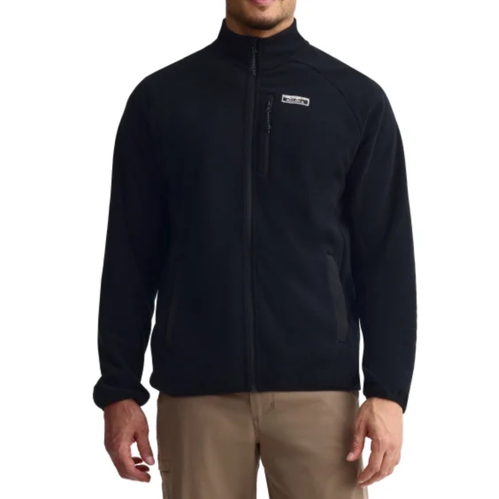 Auclair Black Fleece Full Zip Jacket - Black